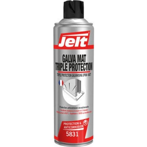 Bombe galva mat triple protection 5831 – Revêtement durable zinc pur 99% – Protection optimale contre corrosion – Application facile – Jelt (1/2)