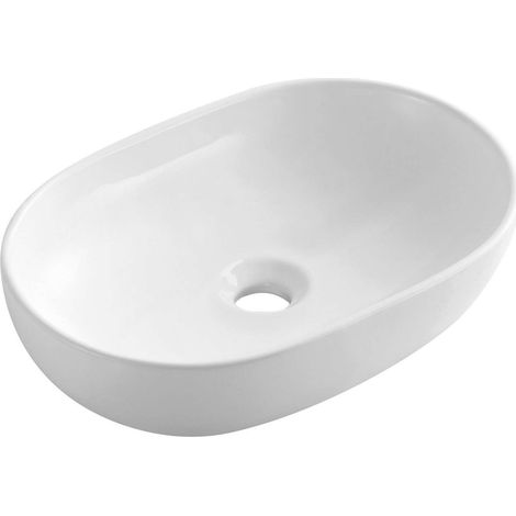 Sapho Waschtische und Waschbecken - Aufsatzwaschtisch 61x42x14 cm, weiß CA590