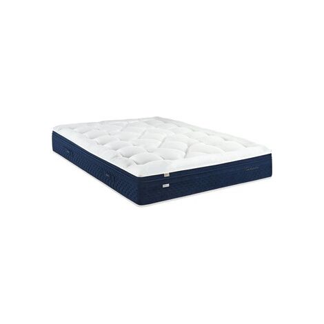 Matelas Epeda PERSEID BLEU 150x190 cm 2 places ressorts ensachés latex naturel 4 cm OEKO-TEX Multi-Air