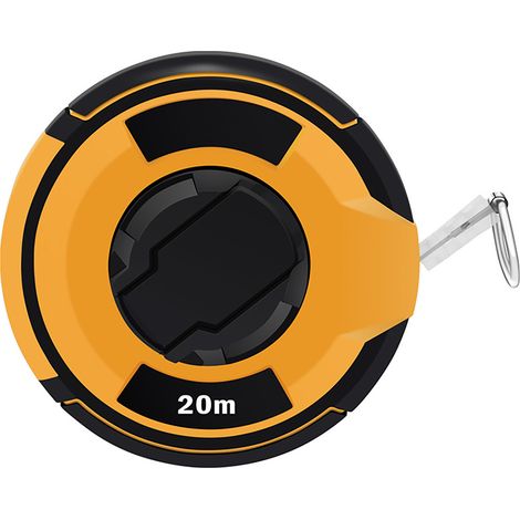Disc Tape Measure 20m Long Carbon Steel Durable Clad Tape Measure for Home Renovation (1/4)