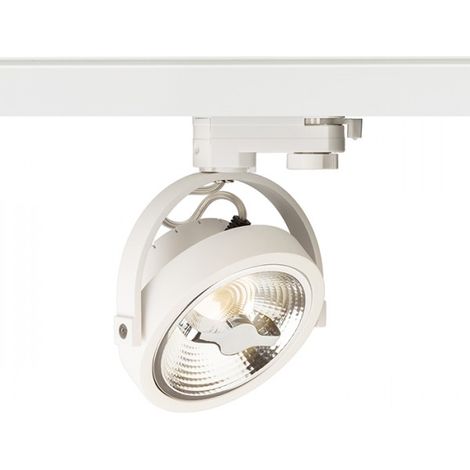 Faretto applique KELLY LED per binario trifase Bianco 230V LED 12W 24° 3000K