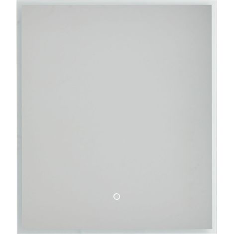 SKLUM Rechteckiger Wandspiegel für das Badezimmer mit LED-Licht und Antibeschlag Riben &x2194&xFE0E 60 cm