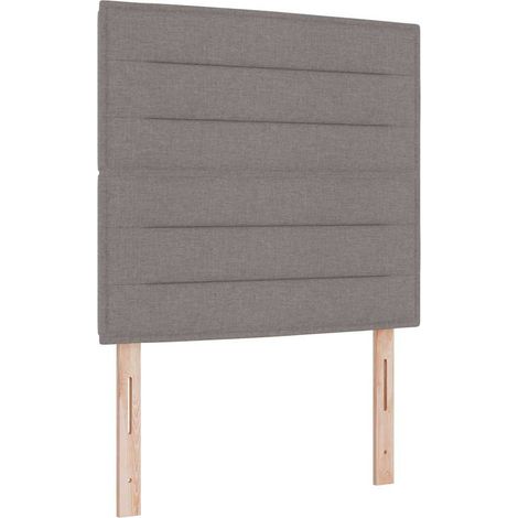 Maison Exclusive - Boxspringbett mit Matratze mit LED Taupe 100 x