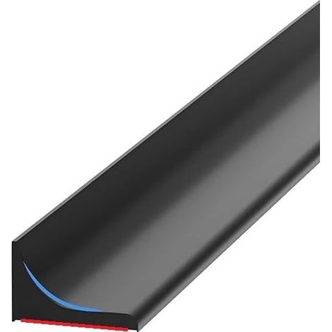 Bande de rétention d'eau autocollante en silicone pour comptoir, Barriere De Douche Silicone,Barre Anti Débordement Douche Italienne, Convient aux cuisines et aux salles de bains, Noi (1/5)