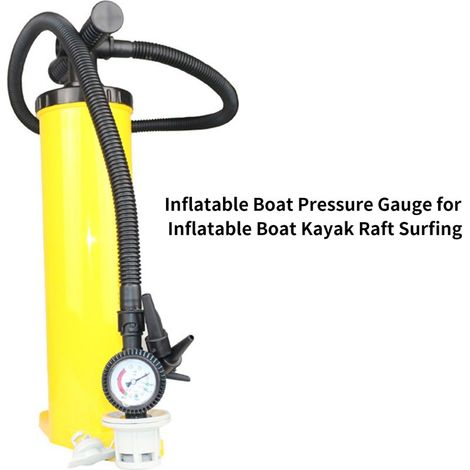 Passe de Pression de Bateau Gonflable E 0-5psi Baromètre Testeur pour Radeau de Kayak Surf sur les Matériaux en Nylon (1/5)
