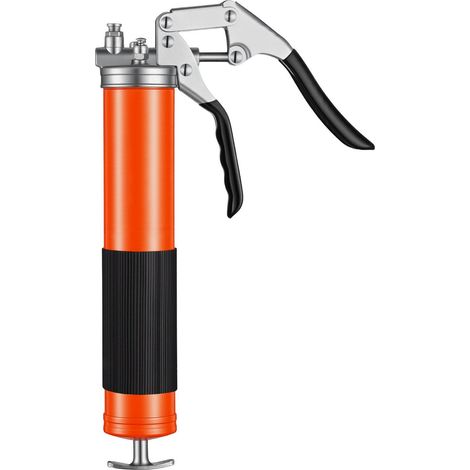 Pistolet à graisse haute pression 8000 PSI, kit robuste avec flexible 46 cm, tube rigide et buse pour automobile et marine (1/5)