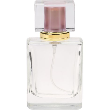 Flacon vaporisateur en métal rose de 50 ml, idéal pour les voyages. (1/5)