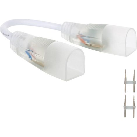 Câble Connecteur Ruban LED Néon Dimmable 220V Semi-circulaire 180° IP67 20 mm (1/4)