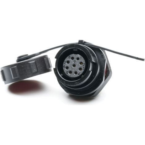 Connecteur circulaire 9 contacts, raccordement A souder ( Prix pour 1 )