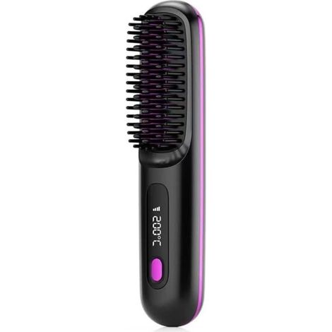 Brosse lissante sans fil, brosse lissante portable pour les voyages (1/5)