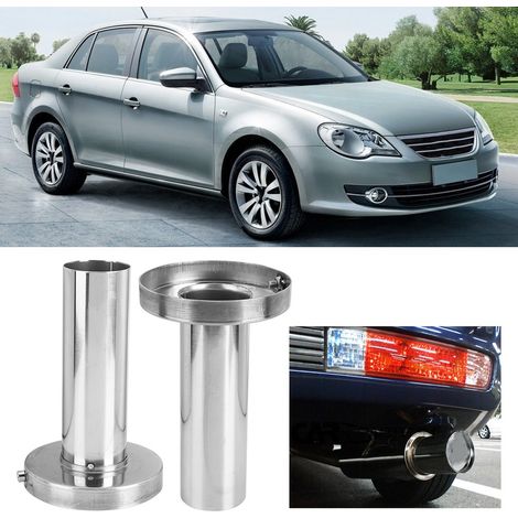 Accessoires de modification automobile : silencieux d'échappement universel amovible en acier inoxydable (4,5 pouces) (1/5)