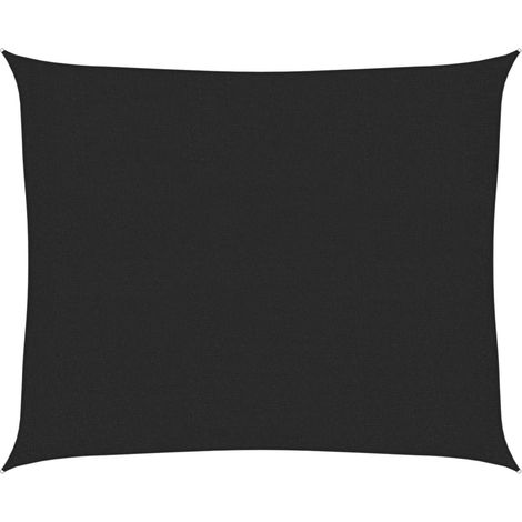 Maison Exclusive - Voile d'ombrage 160 g/m² Noir 2,5x3 m PEHD