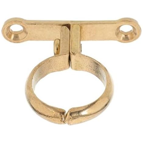 Morsetto per tubi in ottone dal design estetico, fissaggio versatile per applicazioni industriali e domestiche, robusto accessorio idraulico - (1/5)