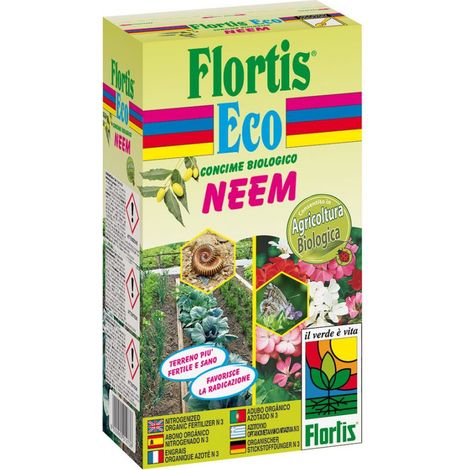 Concime BIO Neem Flortis 800 gr (1/3)