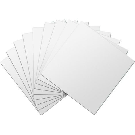 Spiegel-Wandaufkleber, handgeschnittener Glitzer, Wohndekoration, Wohnzimmer, Schlafzimmer, quadratischer Aufkleber, DIY-Bastelidee (1/5)