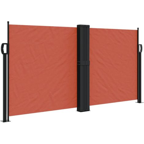 vidaXL Tenda da Sole Laterale Retrattile Terracotta 120x1200 cm (1/5)