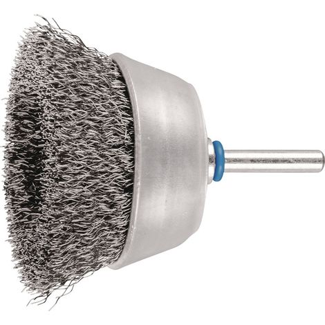 PFERD TOOLS Topfbürste ungezopft TBU Ø70mm Schaft-Ø6 mm Edelstahl-Draht-Ø0,30 10 Stk