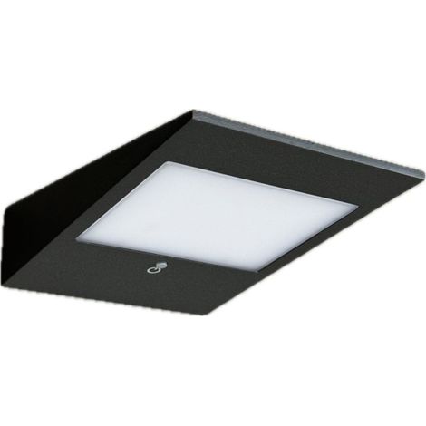 Applique murale solaire LED 2.2W detection HF en aluminium gris 190x140x46mm 3000K 250lm batterie 3.7VDC 3000mAh IK08 IP54 SOLA (1/4)