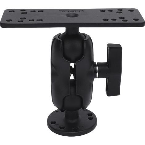 Fish Finder Mount Haute Résistance C Type 1,5 Pouce Tête de Balle Longue Bras électronique Marine électronique pour Le Kit T Boulon (Tie en Alliage en Aluminium de 8,7 cm / 3,4. (1/5)