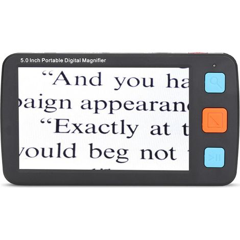 Loupe numérique LCD 5 pouces pour malvoyants, aide à la lecture électronique, US110-240V, grossissement 4-32X HD
