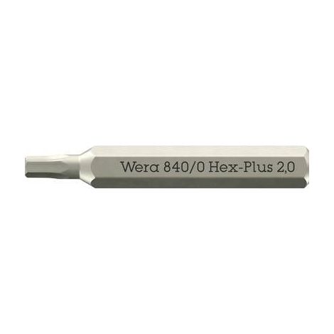 Cacciavite Wera 840 micro hex-plus 2 mm lunghezza 30