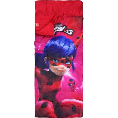Kuscheliger Miraculous Ladybug Schlafsack Schlafrolle 70 x 140 cm Perfekt für zu Hause und unterwegs (1/4)