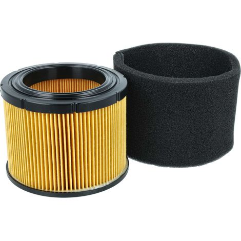 vhbw 2x filtro (1x filtro dell'aria, 1x filtro in spugna) sostituisce Kawasaki 11029-7023 per motori per tosaerba (1/4)