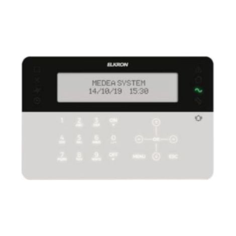 KP710DP - Tastiera soft touch con display LCD e lettore di prossimità.