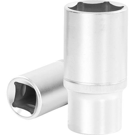 Llave de vaso 1/2" largo 6 caras, medida 27mm (1/4)