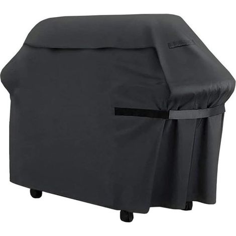 Grillabdeckung – Schutzhülle für Ihren Grill im Freien – Wasserdicht und wetterfest – 170 x 61 x 117 cm – Schwarz (1/5)