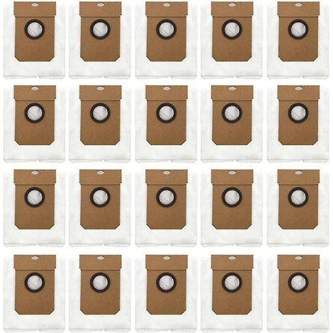 Lot de 20 sacs compatibles avec l'aspirateur robot Spin Revolution 11090. Pièces de rechange pour accessoires.-AquaForge (1/5)