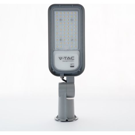 Lampione stradale a LED 70W 8040lm 4000K LED Samsung IP65 Grigio 5 anni di garanzia Staffa regolabile 2120438 (1/5)