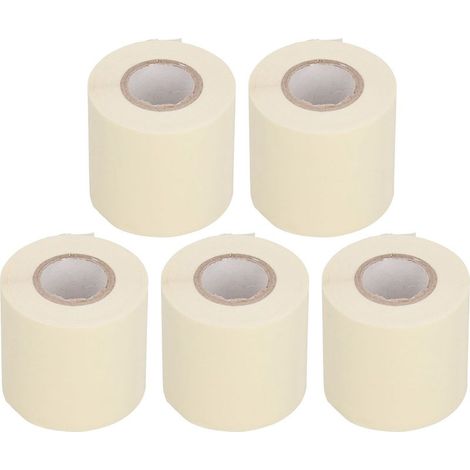 Haofy Ruban Adhésif pour Tuyau de Climatiseur, 5 Pièces, Résistant à L'huile, Ruban D'emballage de Protection, Largeur 6cm, Taille Compacte et Léger (Beige) (1/5)