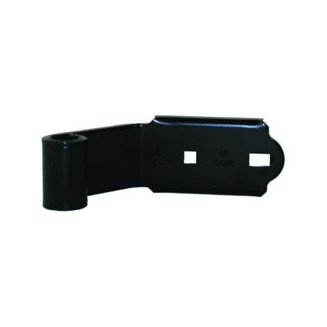Torbel – Col pour penture cataphorèse noir diamètre 14 mm – Largeur 35 mm – Carré 7,5 mm – Pour penture double (1/5)