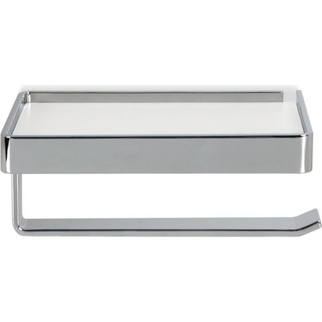 BELTRAN 11508 TURIN Portarrollo Doble Sin Defensa Cromo/Blanco - ref: 064-11508
