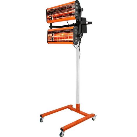 Senderpick – Lampe infrarouge 2x1000W – Sécheur à ondes courtes pour carrosserie – Réglable en hauteur 0,1 à 1,7m – Temps de durcissement accéléré 60-80% (1/5)