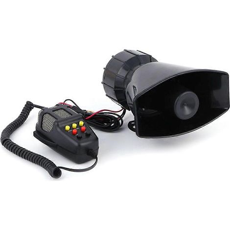 Alarme de voiture 12 V 100 W, alarme de sécurité, sirène, alarme incendie, avertisseur sonore, système de sonorisation (1/4)