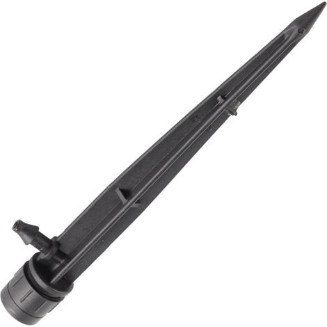 Packung mit 100 verstellbaren 360° kreisförmigen Diffusions-Bodensprengköpfen, 13 cm, schwarz. (1/5)