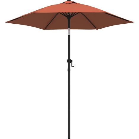 vidaXL Parasol Terracotta 200x224 cm Aluminium