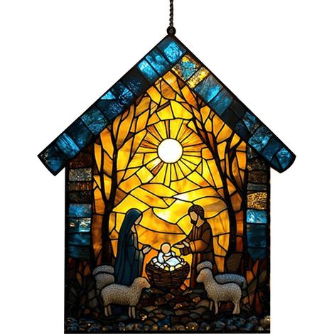 für den Innenbereich langlebig Buntglas tragbare