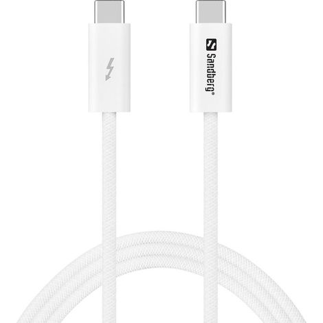 Sandberg USB-C a USB-C USB4 240W+40Gbps 1M 6FUTP-015B, 136-56