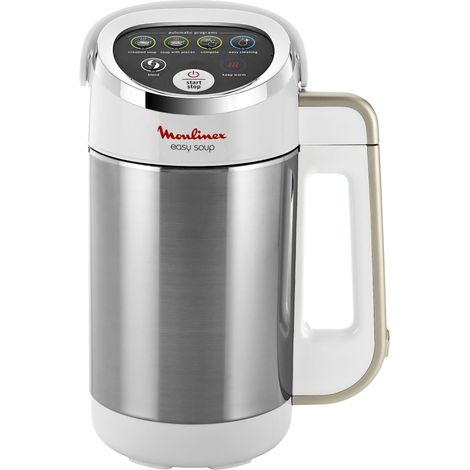 Moulinex LM841110 Easy Soup, Soup Maker con Acciaio Inossidabile, Facile Da Usare per Preparare Zuppe e Frullati, Capacità 1.2 Litri, 4 Programmi di Cottura e Sistema di Mantenimento al Caldo (1/5)