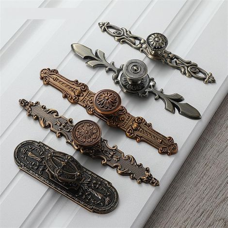 Poignées de porte vintage, boutons et tirettes anciens pour (1/5)