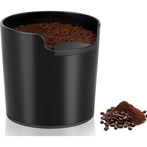 Récipient à taper pour porte-filtre - 12,9 x 12,9 x 12,4 cm - Pour la collecte et le recyclage des marcs de café (1/5)