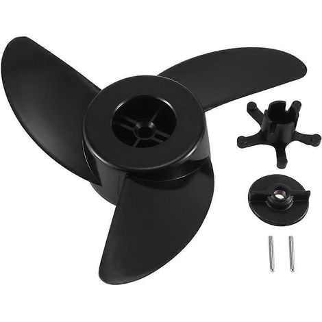 Hélices pour moteurs hors-bord électriques ET44L ET54L D65L, accessoires de montage pour moteurs de pêche à la traîne, 3 pales (1/4)