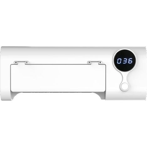 Porte-brosse à dents mural, stérilisateur UV pour brosses à dents, porte-brosse à dents électrique, porte-brosse à dents mural sans perçage, organisateur de brosses à dents (1/4)
