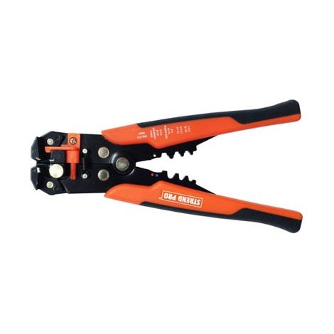 Zange Strend Pro AWS 066, 205 mm, für Kabel, Elektrikerzange, Abmantelungszange, Abisolierzange, 0,2-6 mm2, Cr12MoV