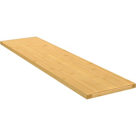 Wandregal 80x20x1,5 cm Bambus