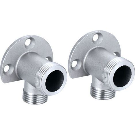 Kit d'installation pour robinetterie apparente et système de douche extérieure – Conversion d'une installation encastrée en installation en saillie – Mitigeur thermostatique (1/4)