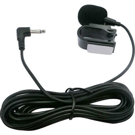 Micrófono Externo portátil para automóvil de 3.5 mm para Radio estéreo para automóvil Bluetooth  Micrófono Externo para Reproductor de GPS Audio DVD habilitado (1/4)